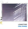 the album cover for Connections - Cool Change - Cool Blue (Blue) [Colored Vinyl]