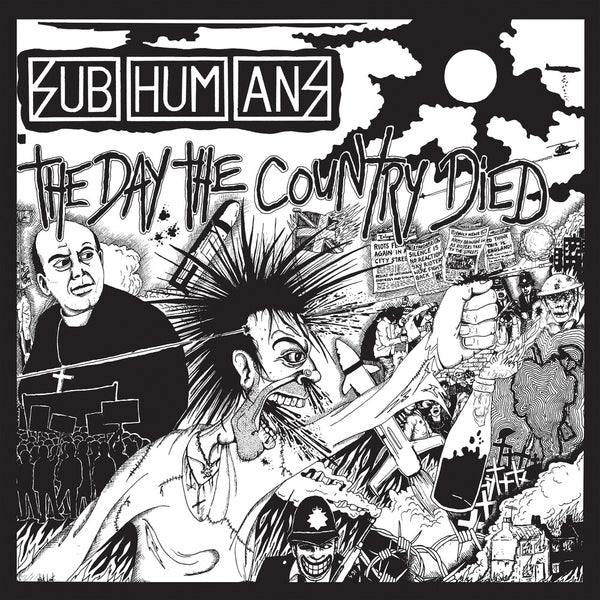 the album cover for The Subhumans - The Day The Country Died