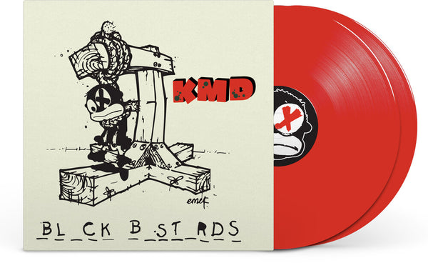 the album cover for KMD - Black Bastards [Red 2LP]