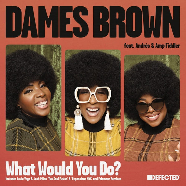 the album cover for Brown, Dames - What Would You Do? (Remixes)
