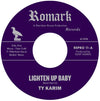 the album cover for Ty Karim - Lighten Up Baby / All At Once