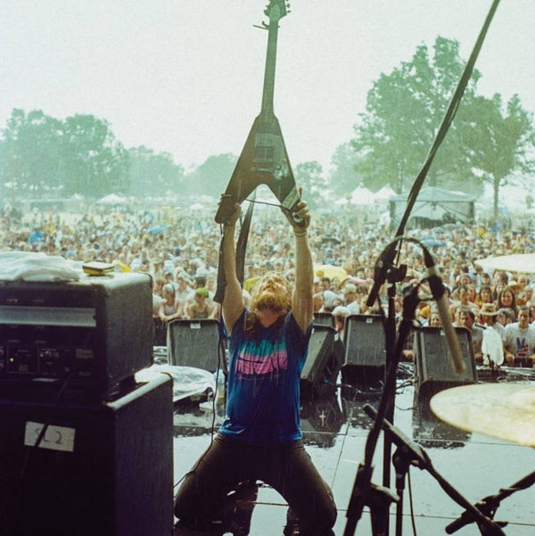 the album cover for My Morning Jacket - MMJ Live Vol. 3:  Bonnaroo 2004 [Indie Exclusive Limited Edition Thunderdome (Cloudy & Clear) 2LP]