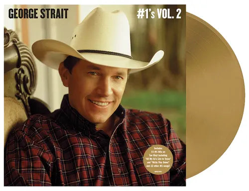 George Strait - #1's Volume 2 (LImited Edition Tan Colored Vinyl) - Pale Blue Dot Records