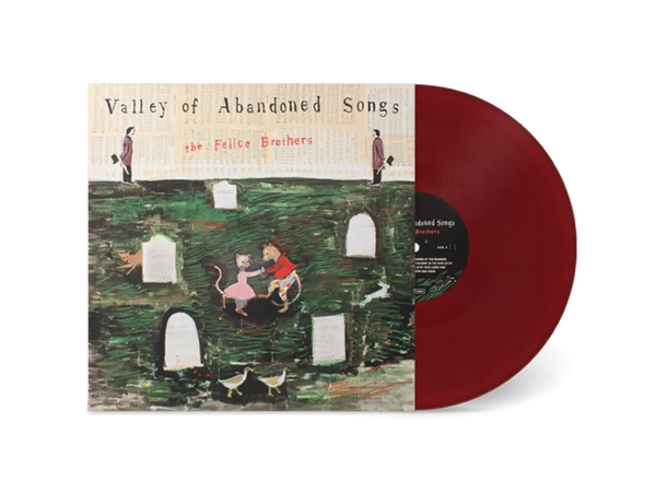the album cover for Felice Brothers - Valley Of Abandoned Songs [Limited Edition Burgundy LP]
