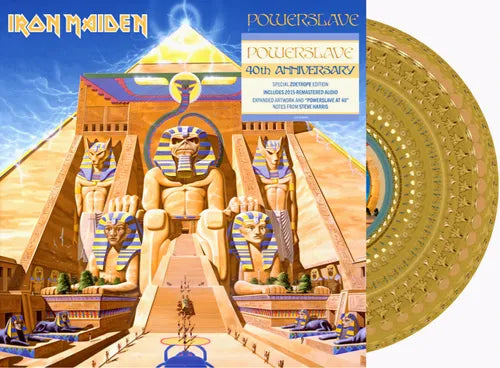 Iron Maiden - Powerslave (40th Anniversary) [Zoetrope LP] - Pale Blue Dot Records