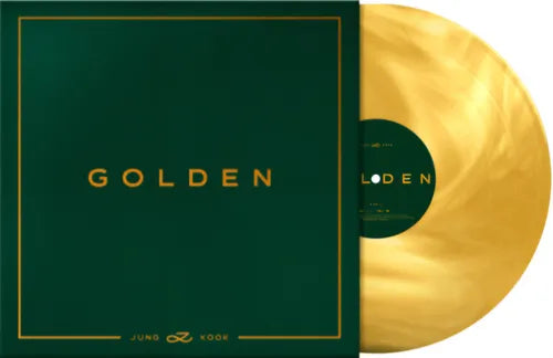 Jung Kook (BTS) - GOLDEN (Limited Edition Gold Colored Vinyl) - Pale Blue Dot Records