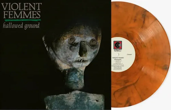the album cover for Violent Femmes - Hallowed Ground [Indie Exclusive Orange Smoke vinyl ]