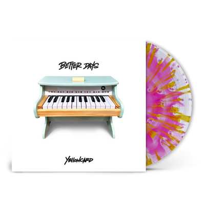 Yellowcard - Better Days (Limited Edition Pink & Yellow Splatter Colored Vinyl)