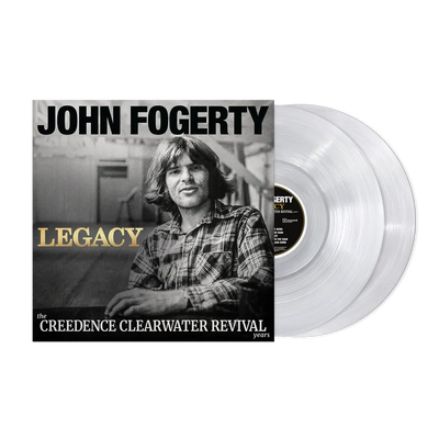 the album cover for John Fogerty - Legacy: the Creedence Clearwater Revival years -[Indie Exclusive Ultra Clear 2LP]