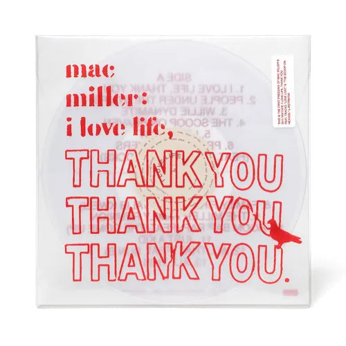 Mac Miller - I Love Life, Thank You (Limited Edition Clear Colored Vinyl) - Pale Blue Dot Records