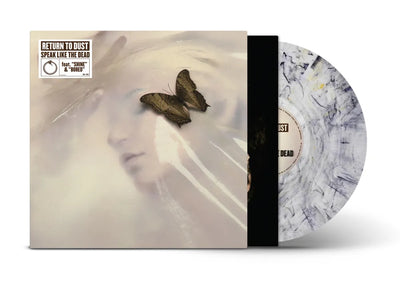 the album cover for Return to Dust - Speak Like The Dead[Transparent Black/Gold Swirl 12inch EP]