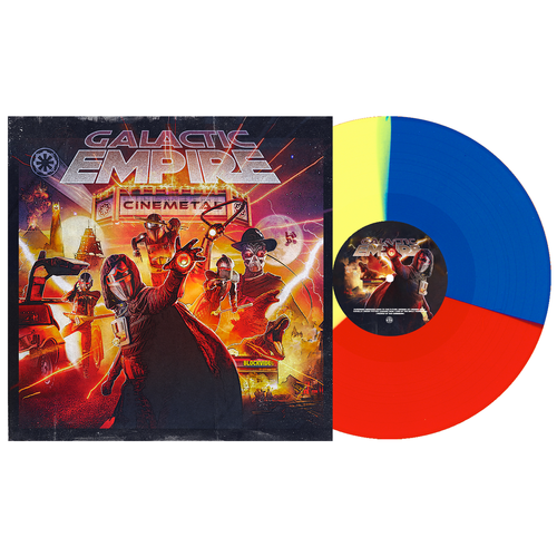 Galactic Empire - Cinemetal [Indie Exclusive Red/Yellow/Blue] - Pale Blue Dot Records