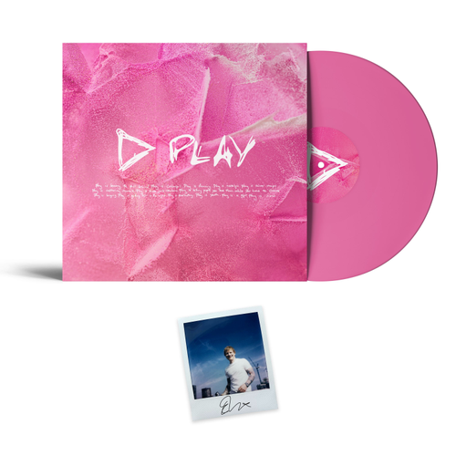 Ed Sheeran - Play (Limited Edition Pink Vinyl w/ Signed Polaroid) - Pale Blue Dot Records
