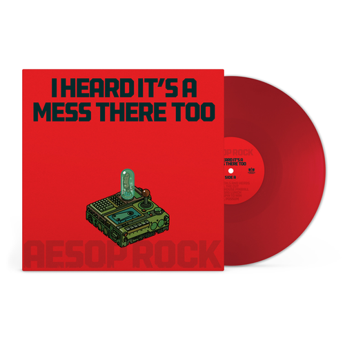 Aesop Rock - Heard It's A Mess There Too [Red Colored Vinyl] - Pale Blue Dot Records