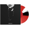 the album cover for Starbenders - The Beast Goes On [Indie Exclusive Trans Red w/ Black + White Twists]