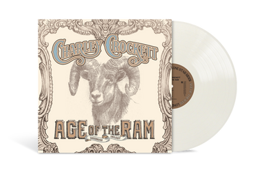 the album cover for Charley Crockett - Age Of The Ram [Mesa White LP with Alternate Cover]