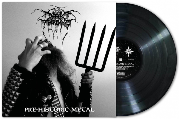 the album cover for Darkthrone - Pre-Historic Metal
