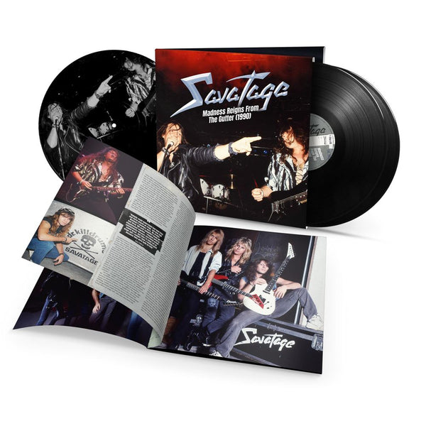 the album cover for Savatage - Madness Reigns From The Gutter (1990)