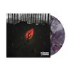 the album cover for Sleeping With Sirens - An Ending In Itself [Black/White/Red Swirl]