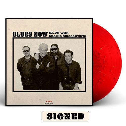 GA-20 - Blues Now [Indie Exclusive Red Splatter - Autographed Insert] - Pale Blue Dot Records