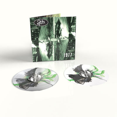 the album cover for Ash - 1977 - 30th Anniversary Edition [Green/Black InkPlosion]