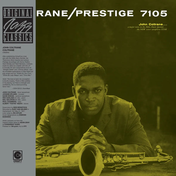 the album cover for John Coltrane - Coltrane - 2026 Original Jazz Classics [180g with tip-on jacket + obi]
