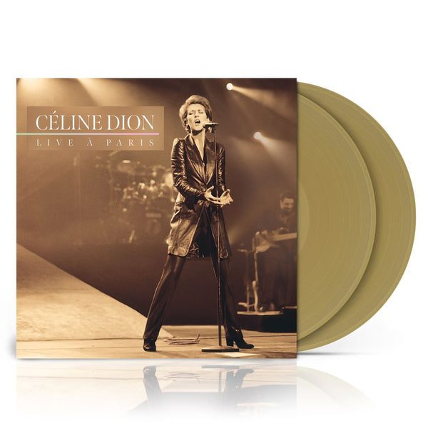 the album cover for Celine Dion - Live à Paris [Golden Tan]