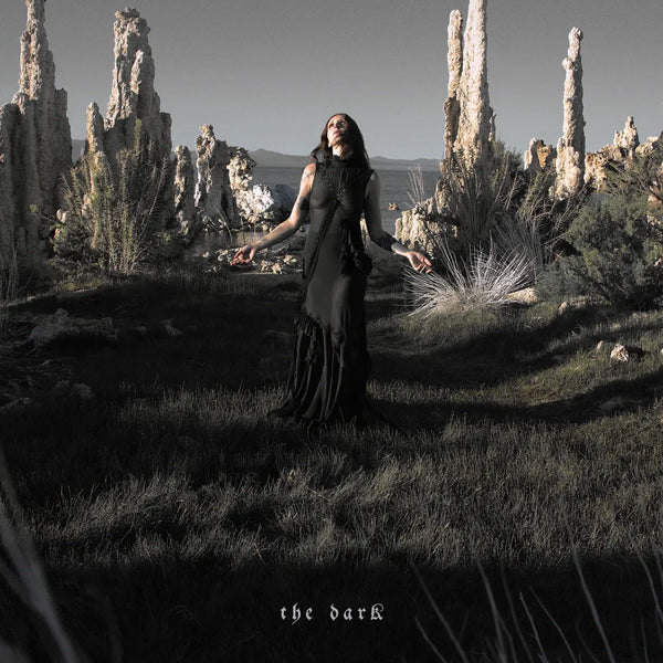 the album cover for Chelsea Wolfe - The Dark (Indie Exclusive) [SIGNED Insert - Translucent Dark Grass Green]