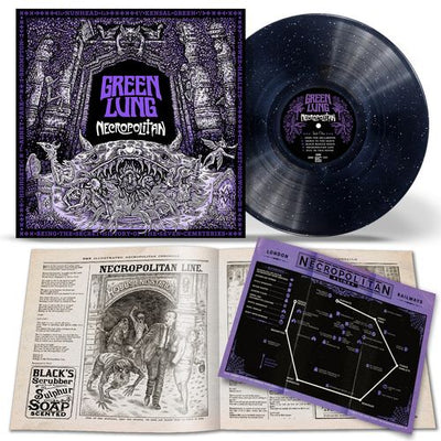 Green Lung - Necropolitan (gatefold/midnight Sparkle / Starlight Vinyl) (i) [LP] - Pale Blue Dot Records