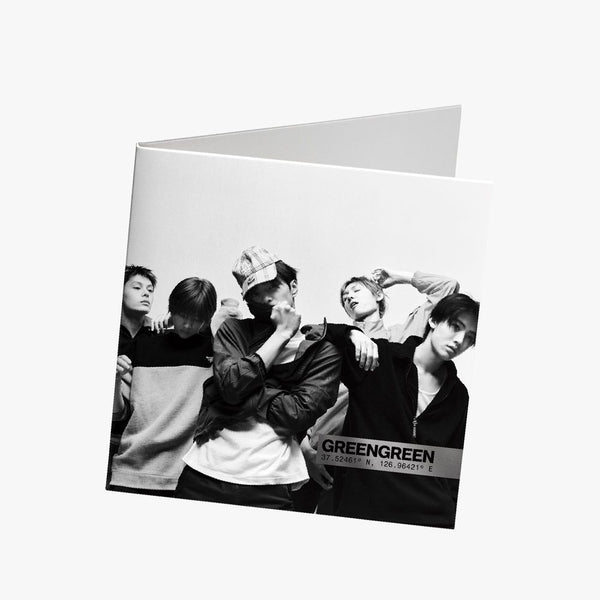 the album cover for Cortis - Greengreen_playextended [STUDIO ver.]