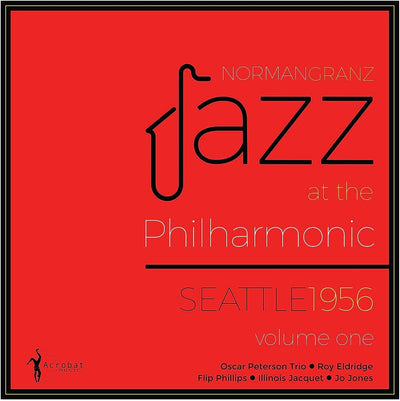 the album cover for Jazz At The Philharmonic Seattle 1956 Vol. 1 / Var - Jazz At The Philharmonic Seattle 1956 Vol. 1 / Var