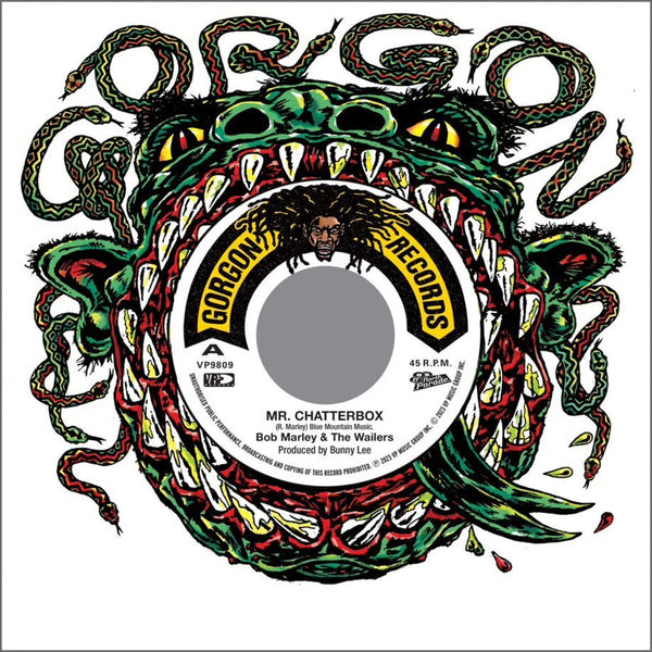 the album cover for Bob Marley - Mr. Chatterbox