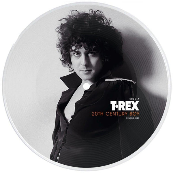 the album cover for T. Rex - 20th Century Boy: 50th Anniversary (Pict) (Uk)
