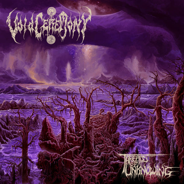 the album cover for Voidceremony - Threads Of Unknowing