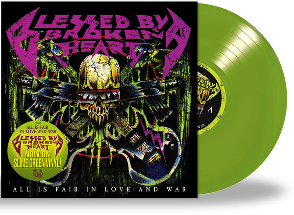 the album cover for Blessed By A Broken Heart - All Is Fair In Love & War [Colored Vinyl]