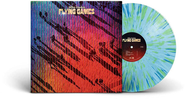 the album cover for Mike Gordon - Flying Games [Sky Blue w/ Spring Green and Baby Blue Splatter LP]
