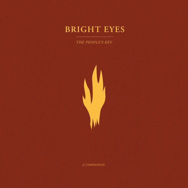the album cover for Bright Eyes - The People's Key: A Companion EP [Opaque Gold Vinyl]