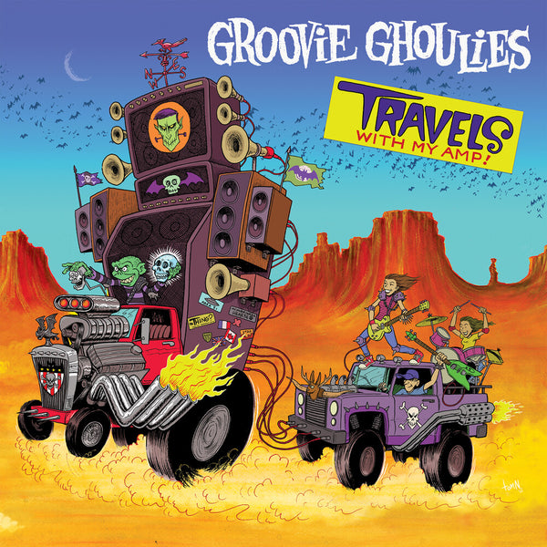 the album cover for Groovie Ghoulies - Travels With My Amp