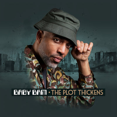 the album cover for Baby Bam - Plot Thickens