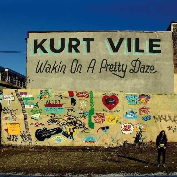 the album cover for Kurt Vile - Wakin On A Pretty Daze [Clear Vinyl] (Gate) (Ylw)
