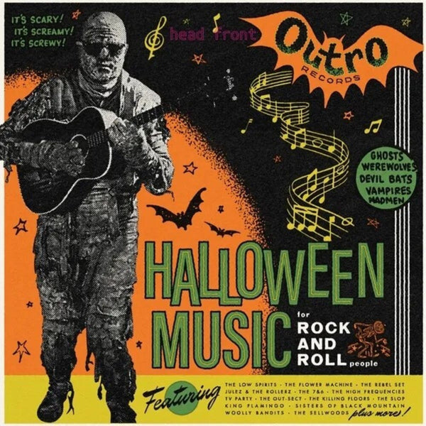 the album cover for Halloween Music For Rock And Roll People / Various - Halloween Music For Rock And Roll People / Various