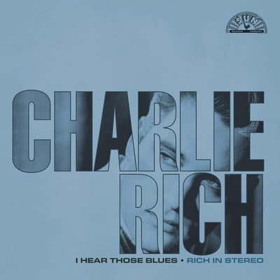 the album cover for Unknown Artist - I Hear Those Blues: Rich In Stereo [RSD Essential Indie Colorway Ultra Clear w/Sea Blue Splatter LP]