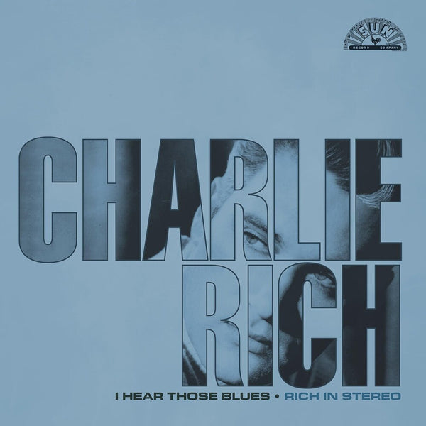 the album cover for Unknown Artist - I Hear Those Blues: Rich In Stereo [RSD Essential Indie Colorway Ultra Clear w/Sea Blue Splatter LP]