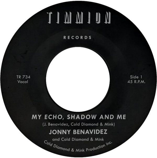 the album cover for Jonny Benavidez - My Echo Shadow And Me / Playing The Fool
