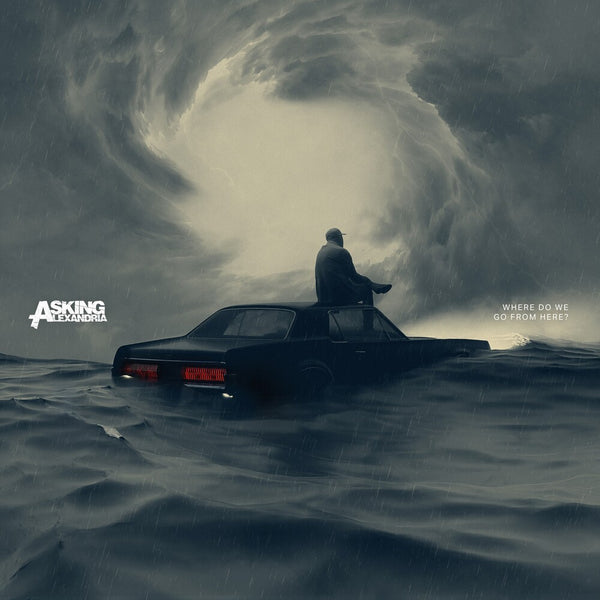 the album cover for Asking Alexandria - Where Do We Go From Here? (d2c) Magenta-white
