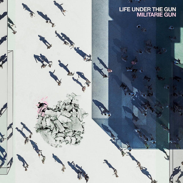 the album cover for Militarie Gun - Life Under The Gun [LP]