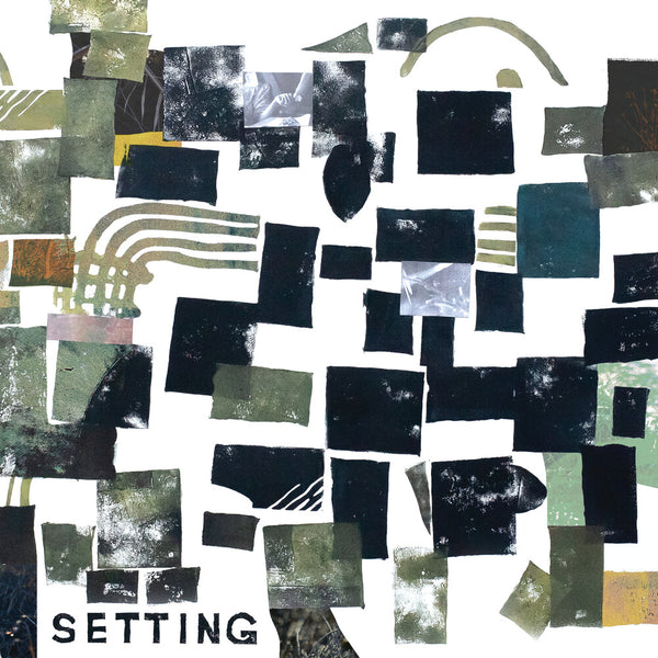 the album cover for Setting - Shone A Rainbow Light On [LP]