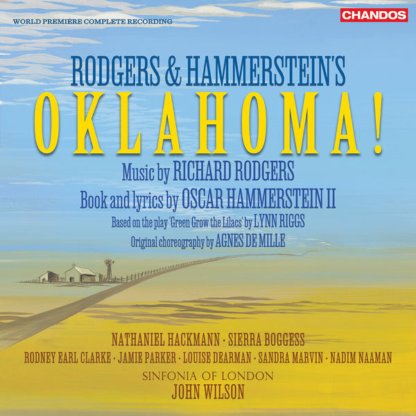 the album cover for Rodgers / Hackmann / Boggess - Oklahoma (Complete Original Score)