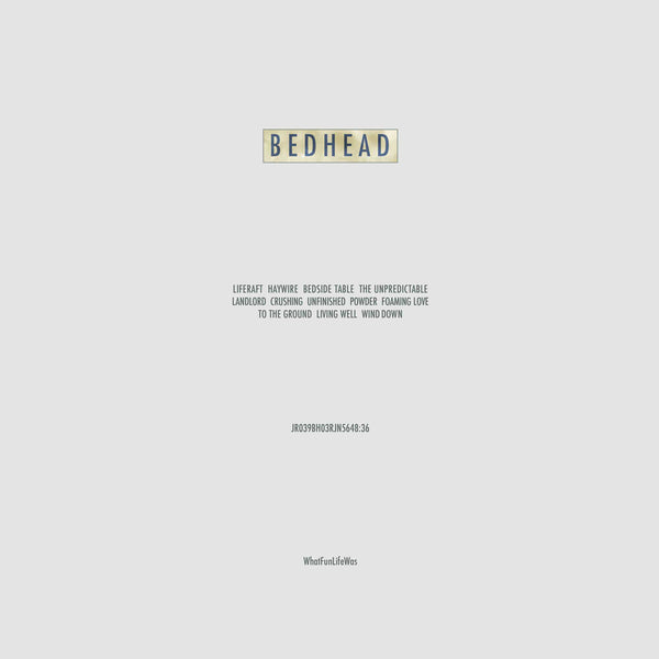 the album cover for Bedhead - Whatfunlifewas - Pink [Colored Vinyl] (Pnk)