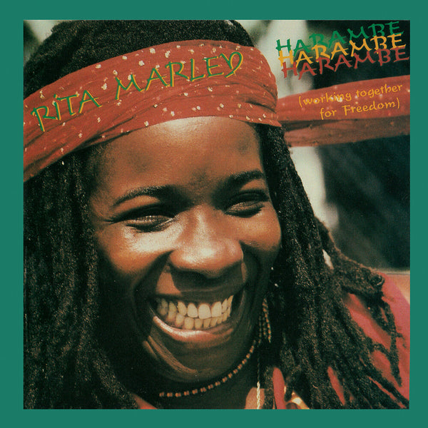 the album cover for Rita Marley - Harambe